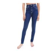 Skinny Fit Jeans Calvin Klein , Blue , Dames