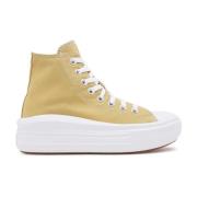 Leren Platform Sneakers Converse , Yellow , Dames