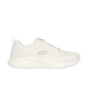 Sportieve en Elegante Sneaker Skechers , White , Dames