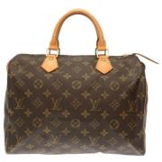 Pre-owned Canvas louis-vuitton-bags Louis Vuitton Vintage , Brown , Da...