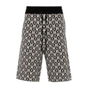 Mesh Beecher Shorts - Monogram Jacquard Design Mackage , Multicolor , ...