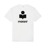 Witte Karman T-Shirt Isabel Marant , White , Heren