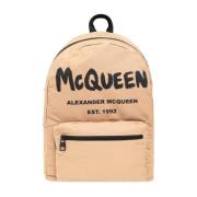 Stijlvolle Rugzak voor Dagelijks Gebruik Alexander McQueen , Beige , H...