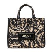 Shopper tas Versace , Black , Dames