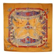 Pre-owned Silk scarves Hermès Vintage , Multicolor , Dames