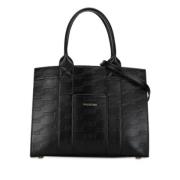 Pre-owned Leather totes Balenciaga Vintage , Black , Dames