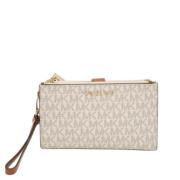 Pre-owned Coated canvas wallets Michael Kors Pre-owned , White , Dames
