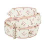 Pre-owned Canvas belts Louis Vuitton Vintage , Pink , Dames