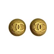 Pre-owned Metal chanel-jewelry Chanel Vintage , Yellow , Dames