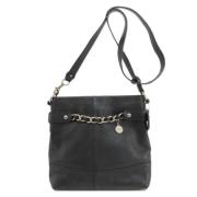 Pre-owned Leather shoulder-bags Coach Pre-owned , Black , Dames