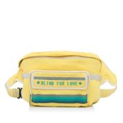 Pre-owned Nylon crossbody-bags Gucci Vintage , Yellow , Dames