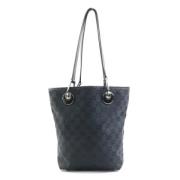 Pre-owned Canvas shoulder-bags Gucci Vintage , Black , Dames