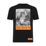 Oversize Logo T-Shirt Zwart Katoen Heron Preston , Black , Dames