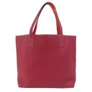 Pre-owned Fabric totes Hermès Vintage , Red , Dames