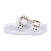 Dalia -slippers Bugatti , White , Dames