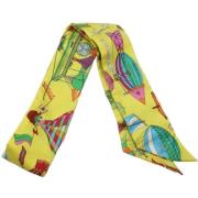 Pre-owned Silk scarves Hermès Vintage , Multicolor , Dames