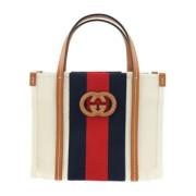 Pre-owned Canvas totes Gucci Vintage , Multicolor , Dames