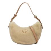 Pre-owned Fur prada-bags Prada Vintage , Beige , Dames