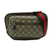 Pre-owned Leather crossbody-bags Gucci Vintage , Multicolor , Dames