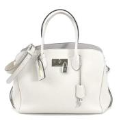 Pre-owned Fabric louis-vuitton-bags Louis Vuitton Vintage , White , Da...