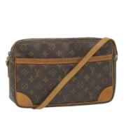 Pre-owned Canvas louis-vuitton-bags Louis Vuitton Vintage , Brown , Da...