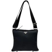 Pre-owned Leather prada-bags Prada Vintage , Black , Dames