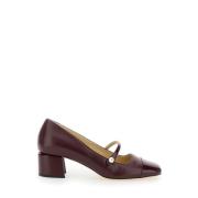 Bordeaux Hak Elisa 45 Schoenen Jimmy Choo , Brown , Dames