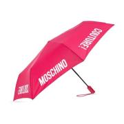 Paraplu met logo Moschino , Pink , Unisex