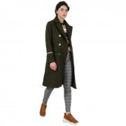 Khaki Jas met Gouden Knopen Molly Bracken , Green , Dames