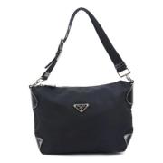 Pre-owned Leather prada-bags Prada Vintage , Black , Dames