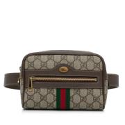 Pre-owned Fabric crossbody-bags Gucci Vintage , Brown , Dames
