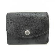 Pre-owned Leather wallets Louis Vuitton Vintage , Black , Dames