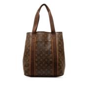 Pre-owned Canvas handbags Louis Vuitton Vintage , Brown , Dames