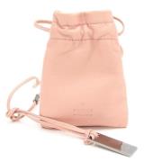 Pre-owned Leather pouches Gucci Vintage , Pink , Dames