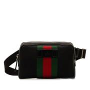 Pre-owned Canvas crossbody-bags Gucci Vintage , Black , Dames