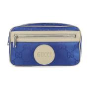 Pre-owned Leather crossbody-bags Gucci Vintage , Blue , Dames