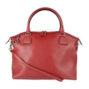 Pre-owned Leather handbags Gucci Vintage , Red , Dames