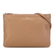 Pre-owned Leather shoulder-bags Celine Vintage , Brown , Dames