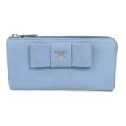 Pre-owned Fabric wallets Prada Vintage , Blue , Dames