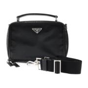 Pre-owned Leather prada-bags Prada Vintage , Black , Dames