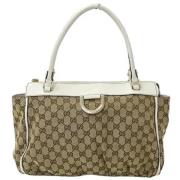 Pre-owned Canvas gucci-bags Gucci Vintage , Brown , Dames