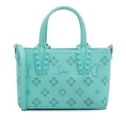Pre-owned Leather handbags Christian Louboutin Pre-owned , Blue , Dame...