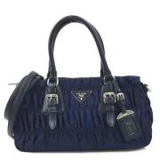 Pre-owned Fabric prada-bags Prada Vintage , Blue , Dames