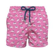 Heren Zwemshorts Strandkleding MC2 Saint Barth , Pink , Heren