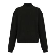 'Turtle' Sweater Rick Owens , Black , Heren