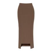 Gestreepte rok Merine By Herenne Birger , Brown , Dames