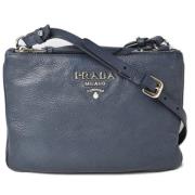 Pre-owned Leather prada-bags Prada Vintage , Black , Dames