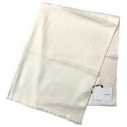 Pre-owned Silk scarves Salvatore Ferragamo Pre-owned , White , Dames