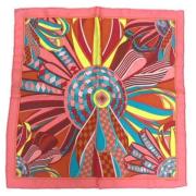 Pre-owned Silk scarves Hermès Vintage , Multicolor , Dames