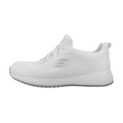 Trendy Squad Sneakers voor Vrouwen Skechers , White , Dames